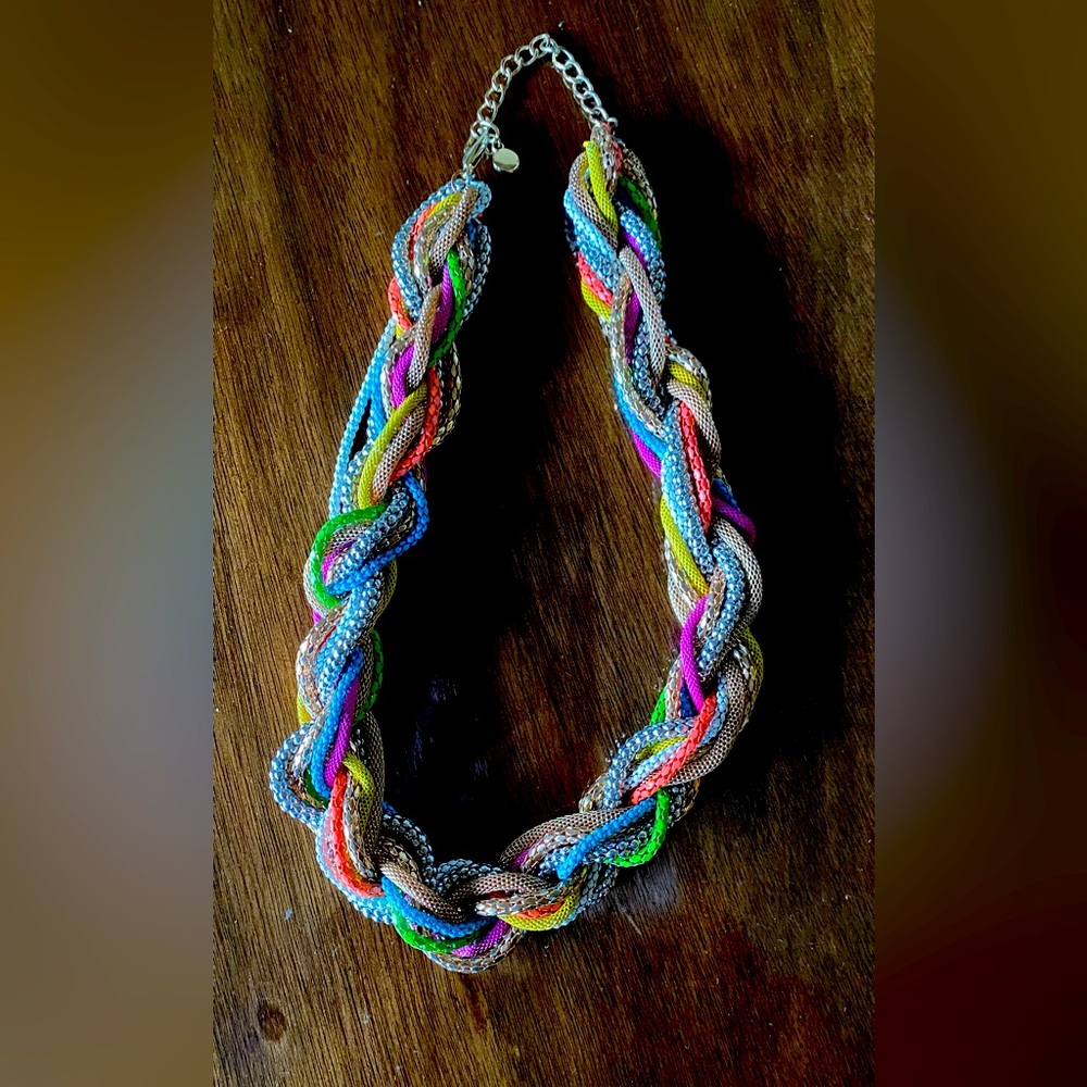 Vibrant multicolored necklace